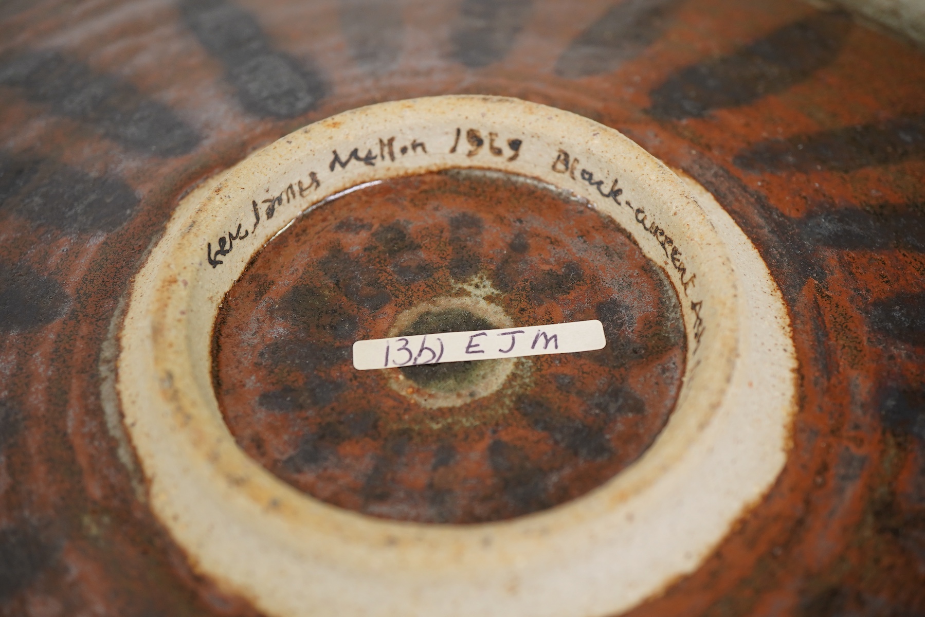 Eric James Mellon (1925-2014): A small group of studio pottery wares